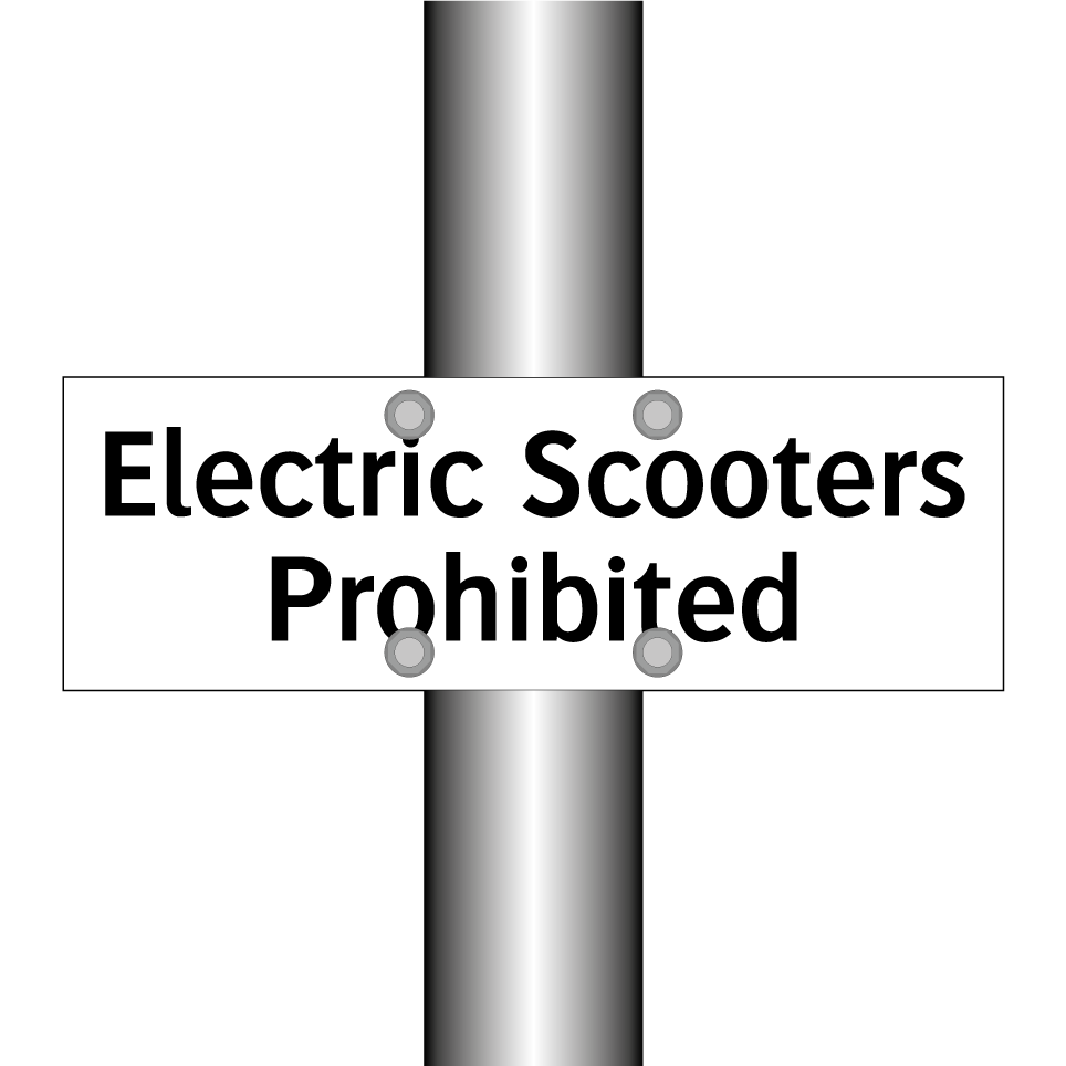 Electric Scooters Prohibited