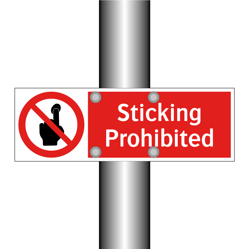 Sticking Prohibited