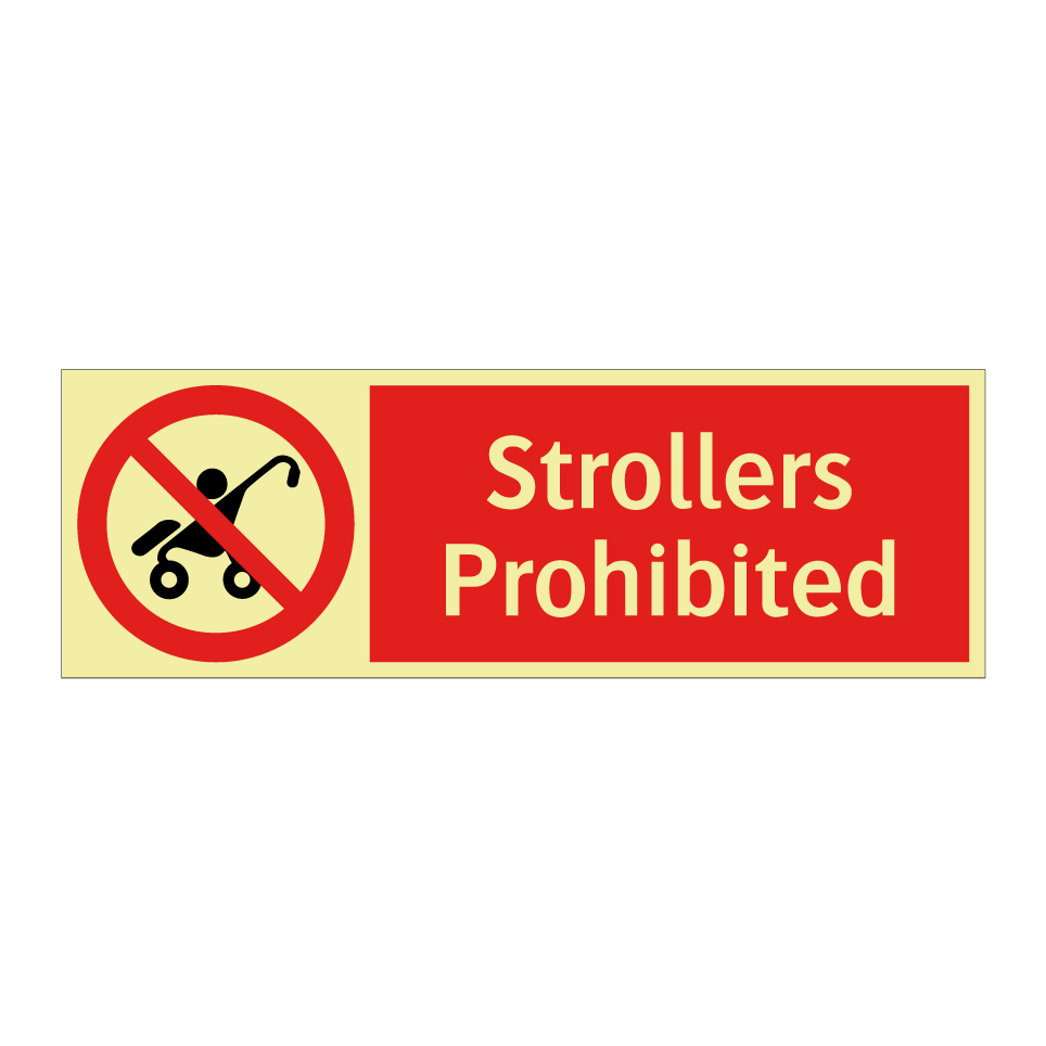 Strollers Prohibited