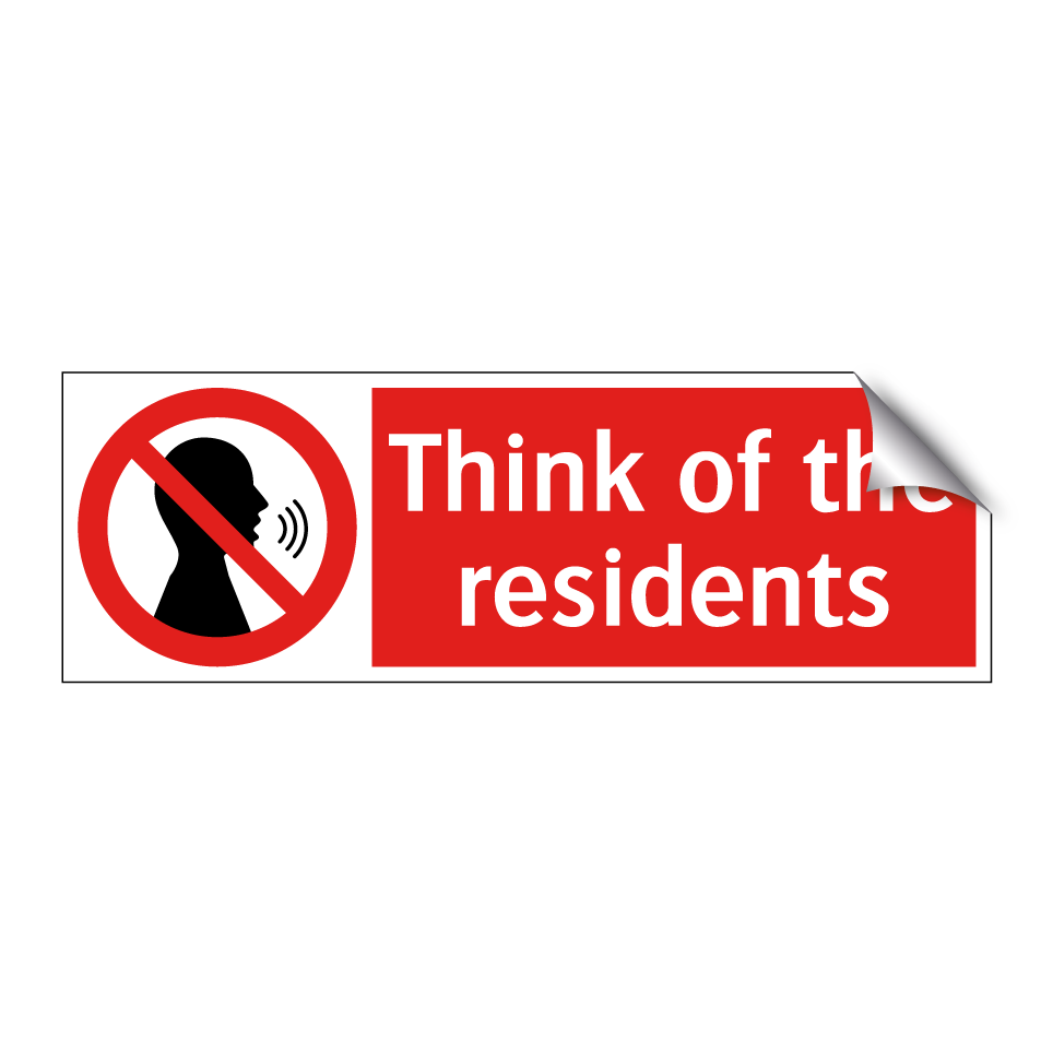 Think of the residents