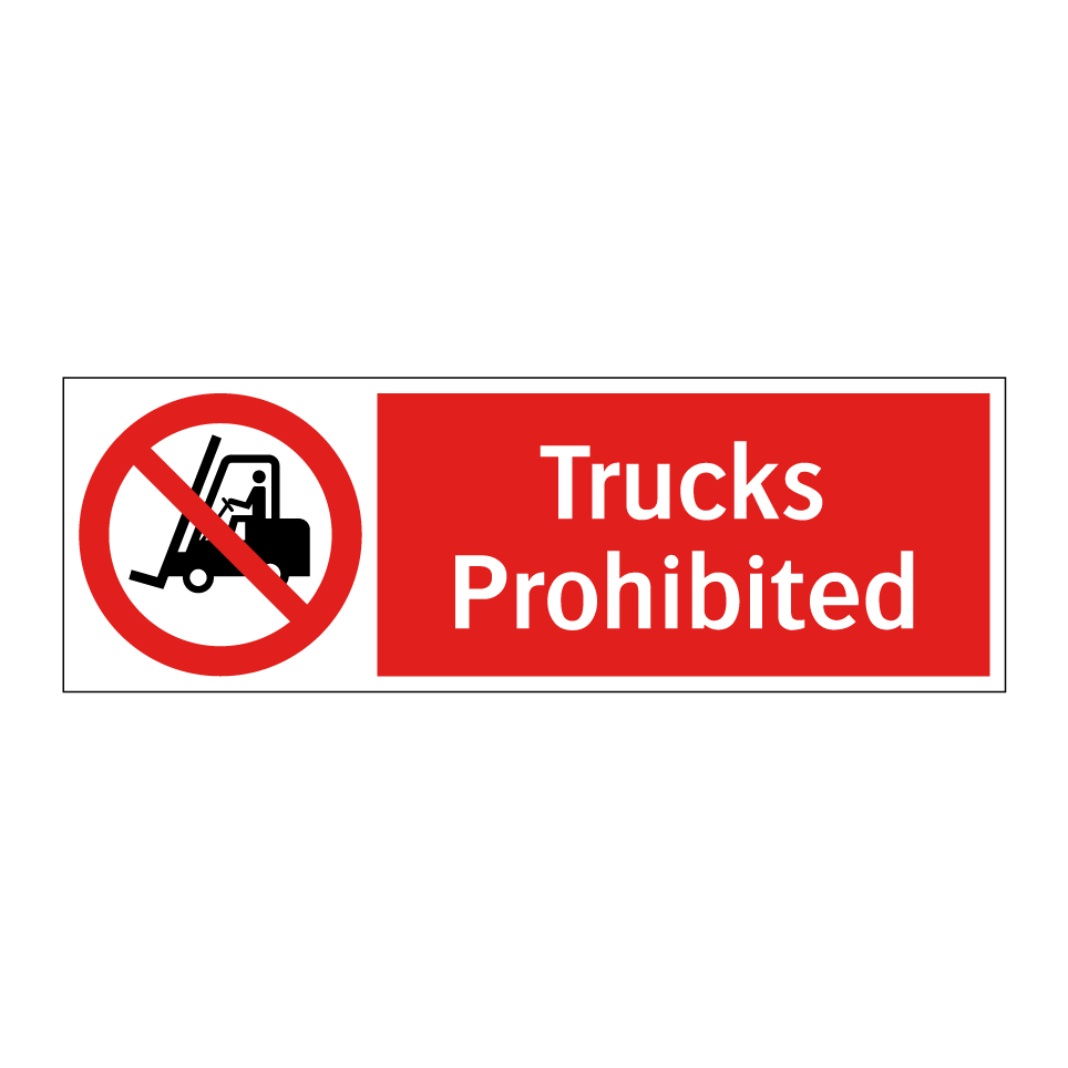 Trucks Prohibited