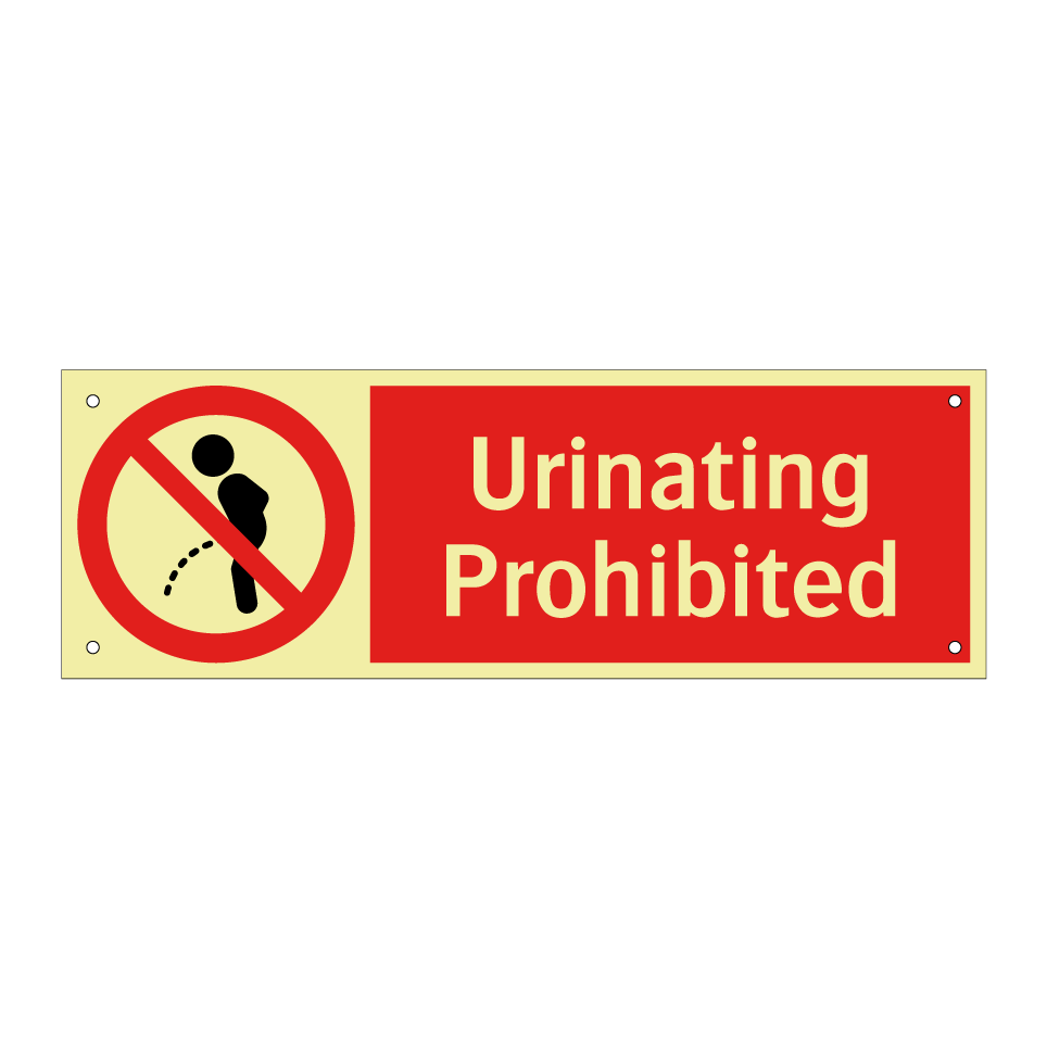 Urinating Prohibited