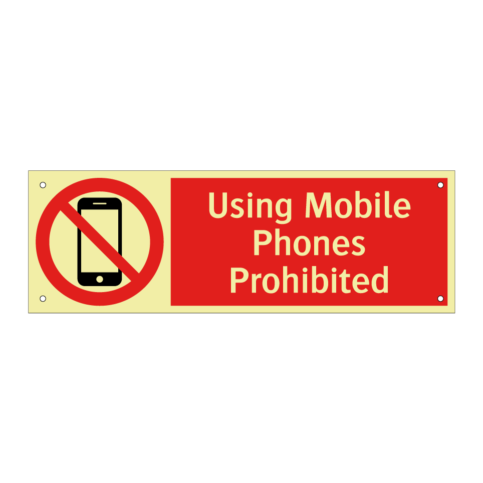 Using Mobile Phones Prohibited