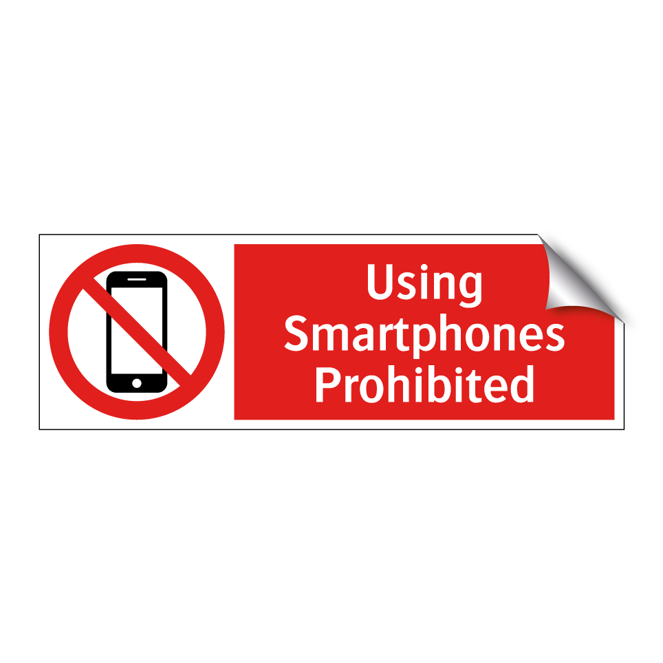 Using Smartphones Prohibited