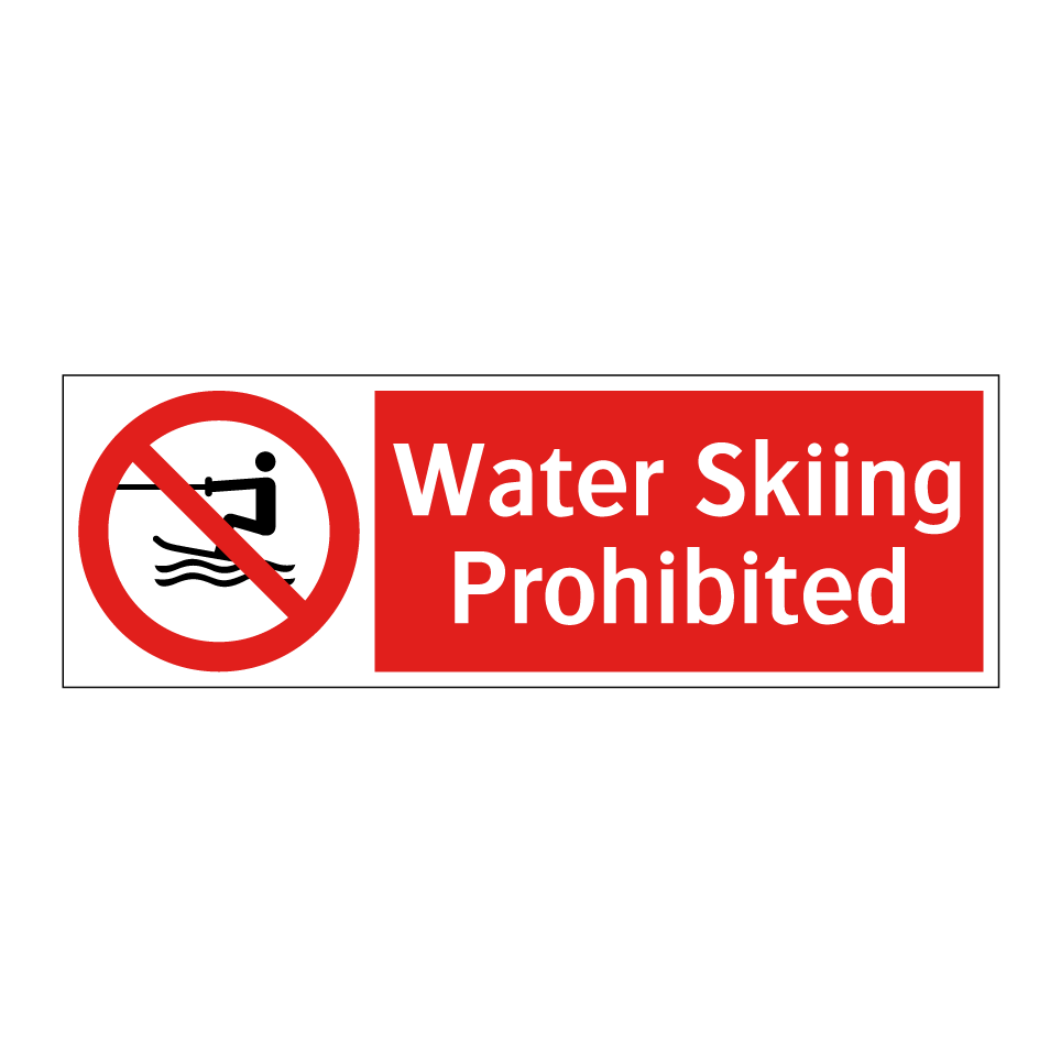 Water Skiing Prohibited
