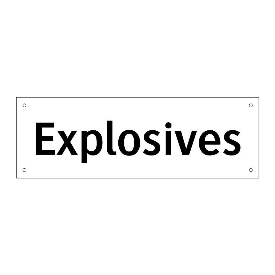 Explosives