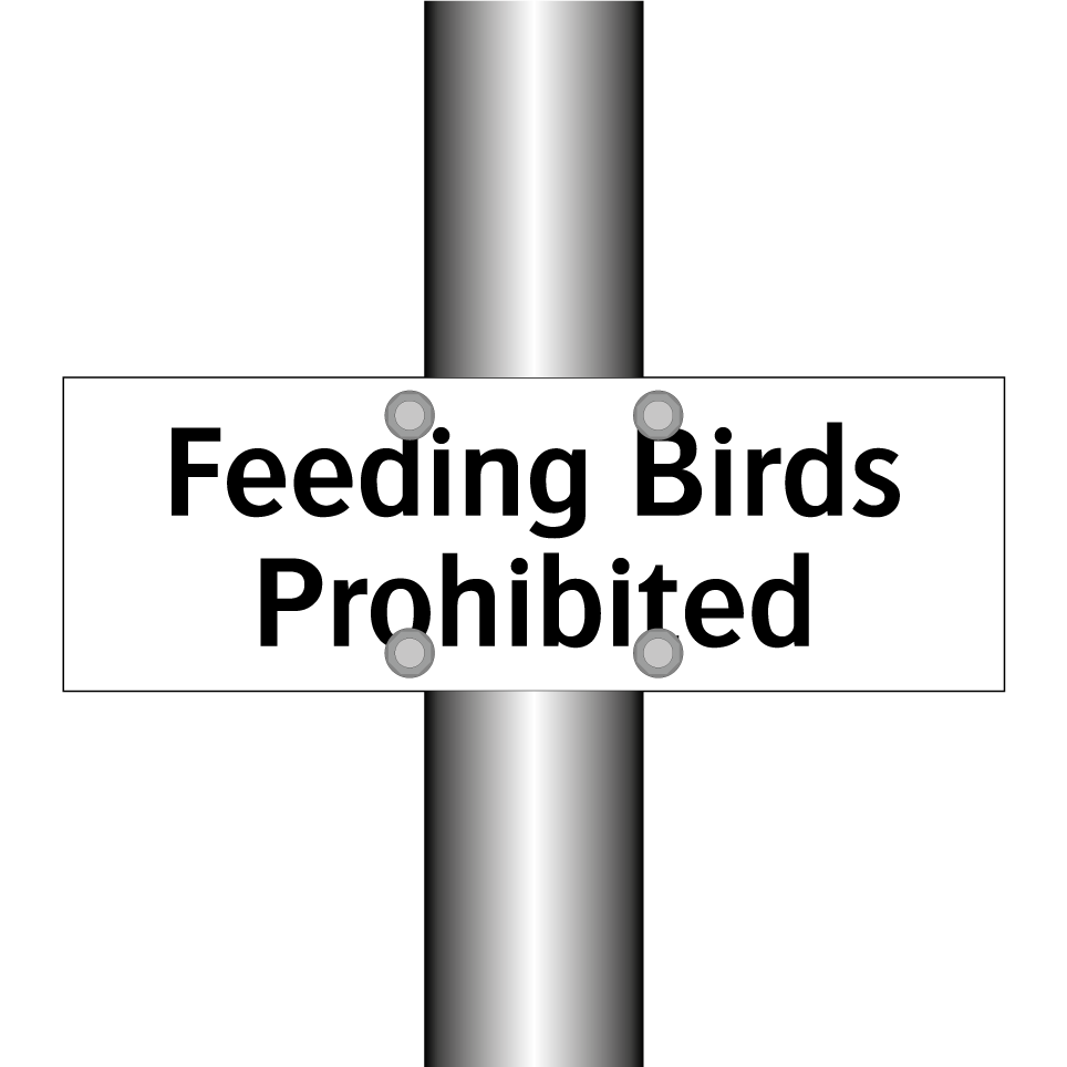 Feeding Birds Prohibited