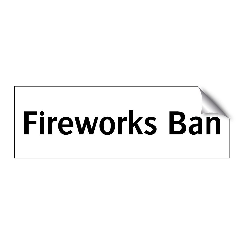 Fireworks Ban