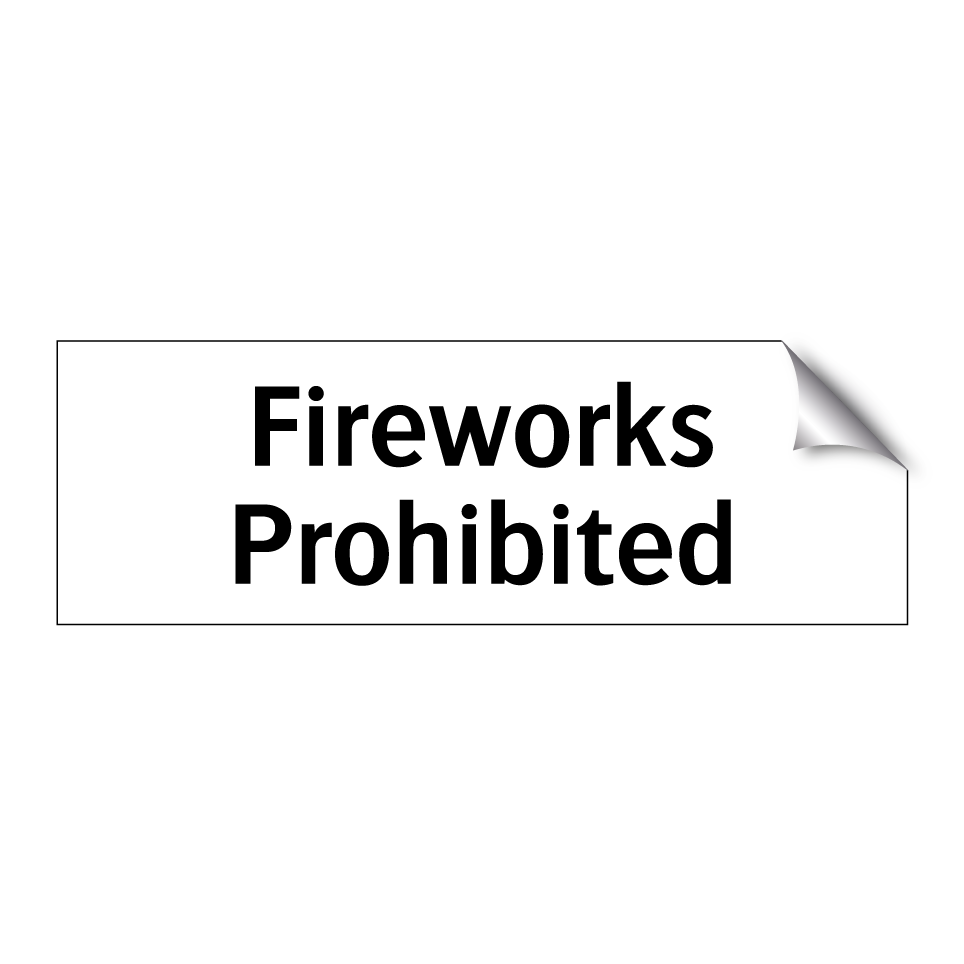 Fireworks Prohibited