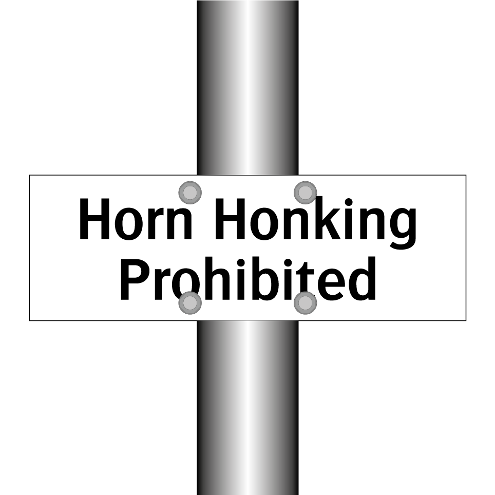 Horn Honking Prohibited