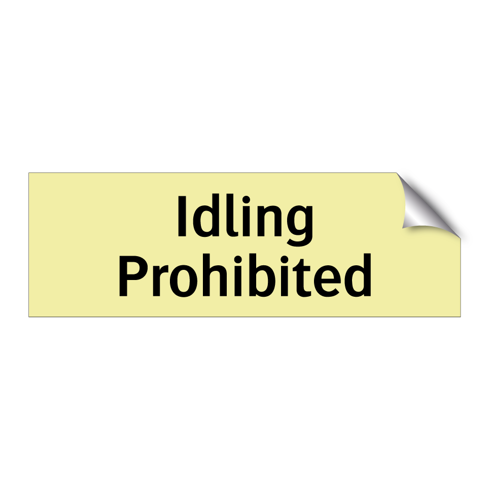 Idling Prohibited