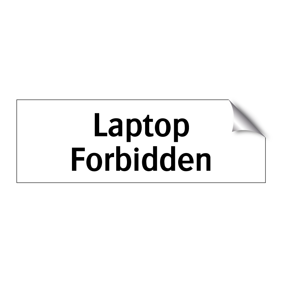 Laptop Forbidden
