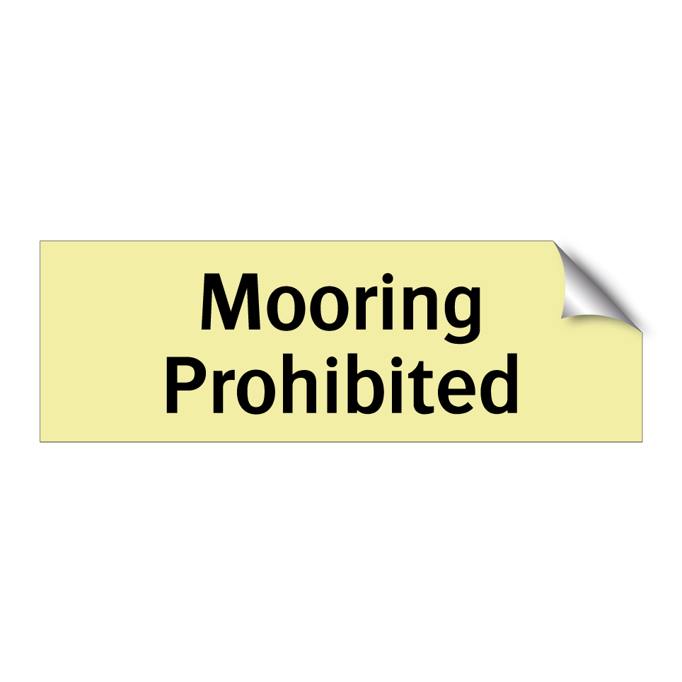 Mooring Prohibited