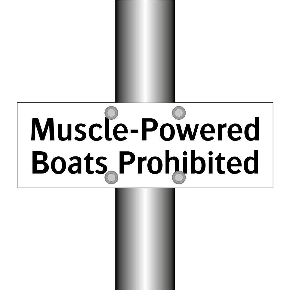 Muscle-Powered Boats Prohibited