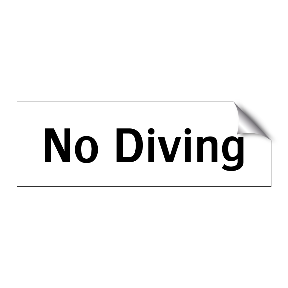No Diving