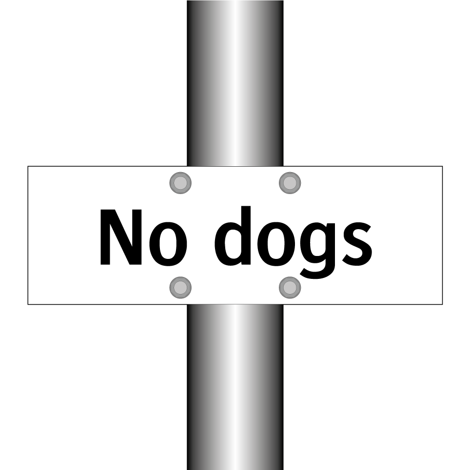 No dogs