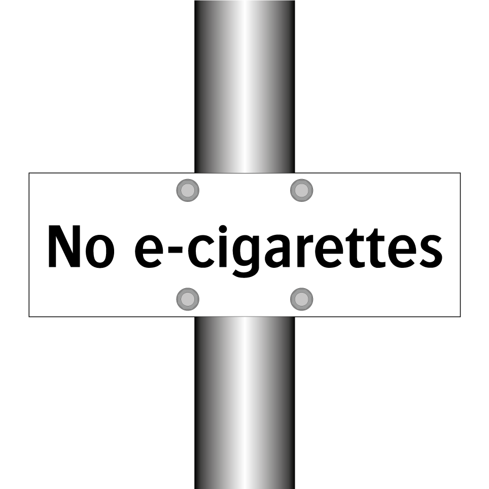 No e-cigarettes