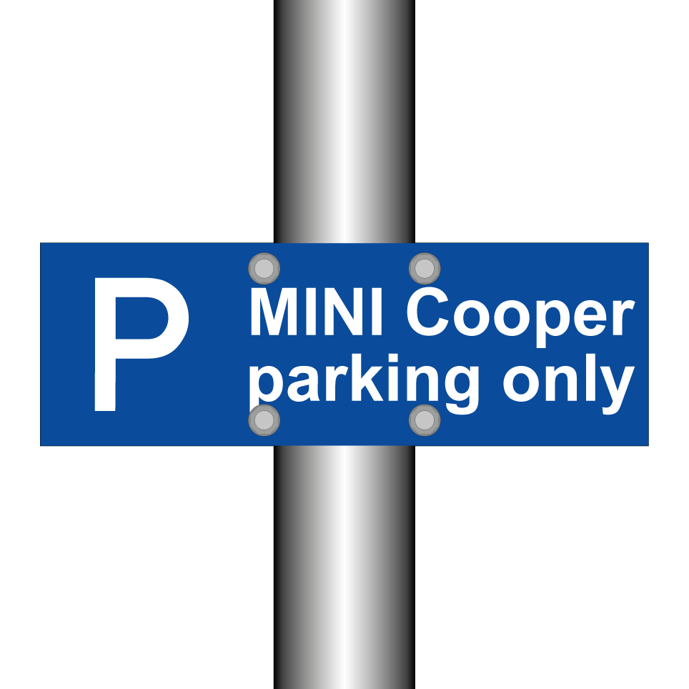 MINI Cooper parking only