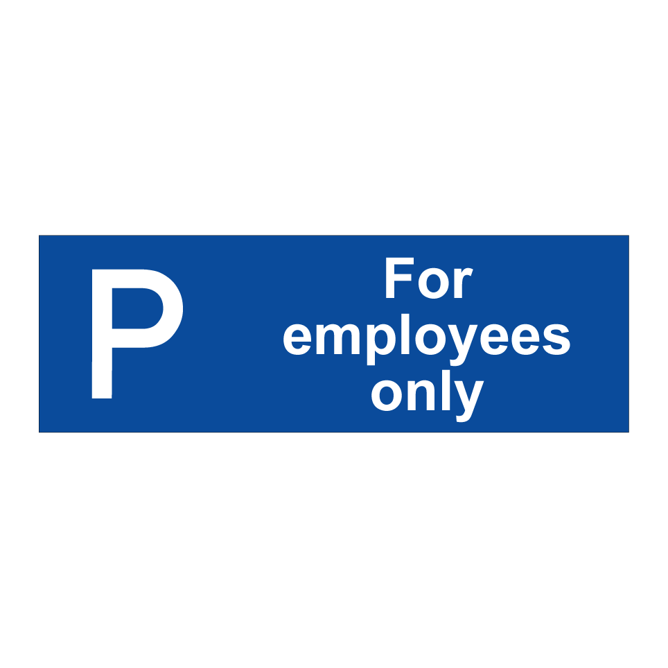 For employees only