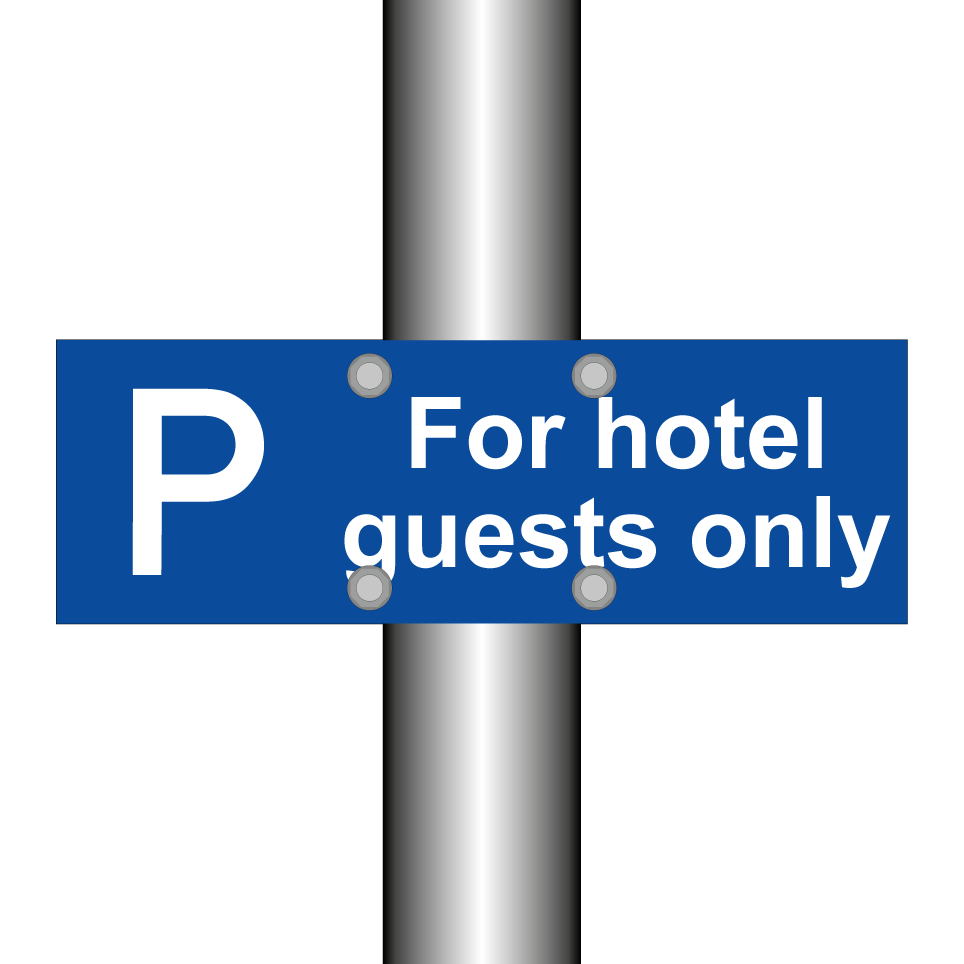 For hotel guests only
