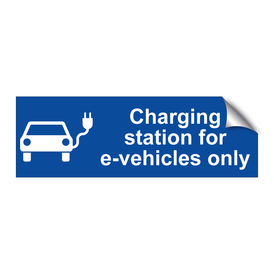 Charging station for e-vehicles only