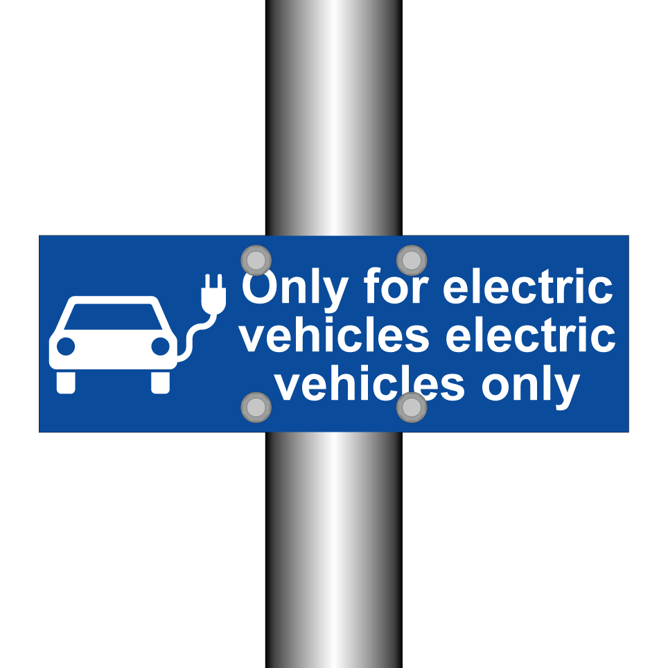 Only for electric vehicles electric vehicles only