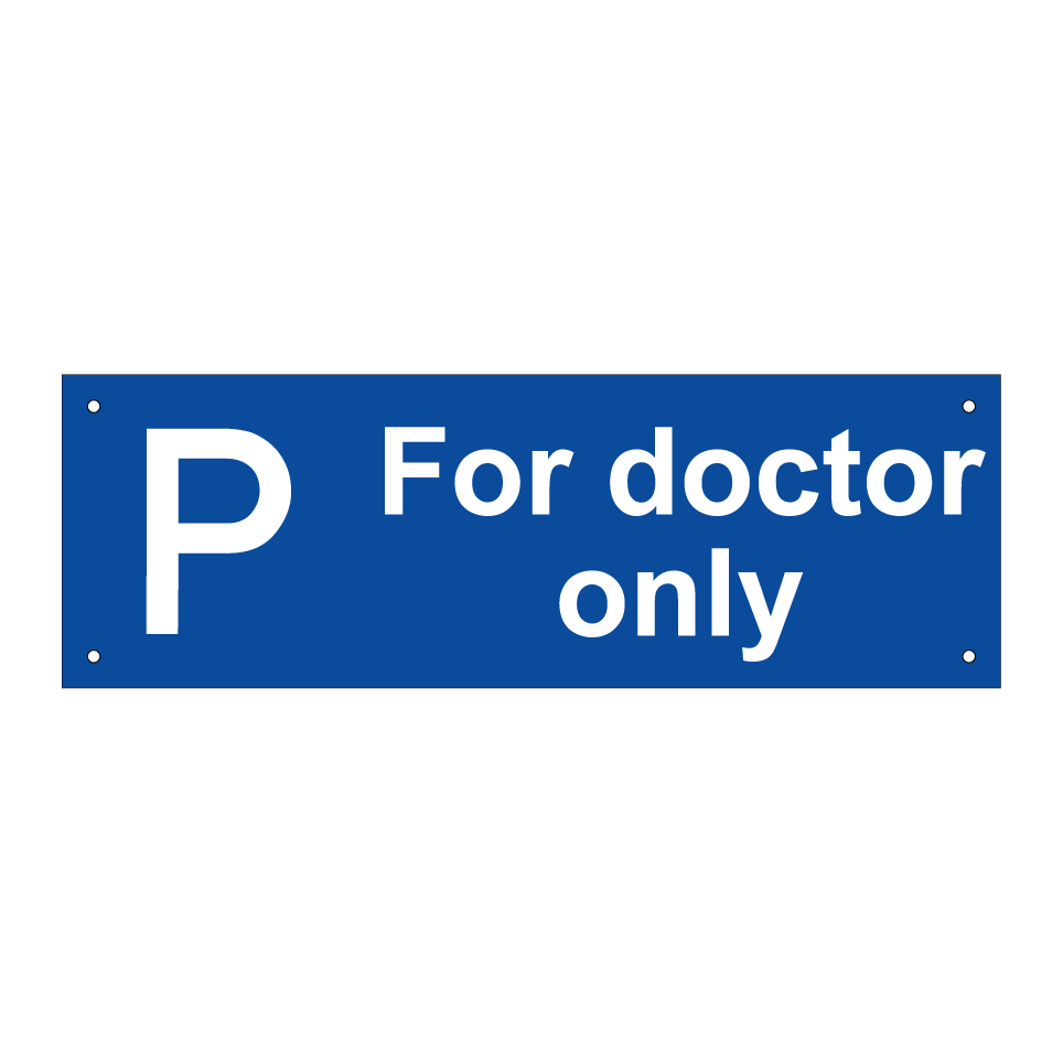 For doctor only