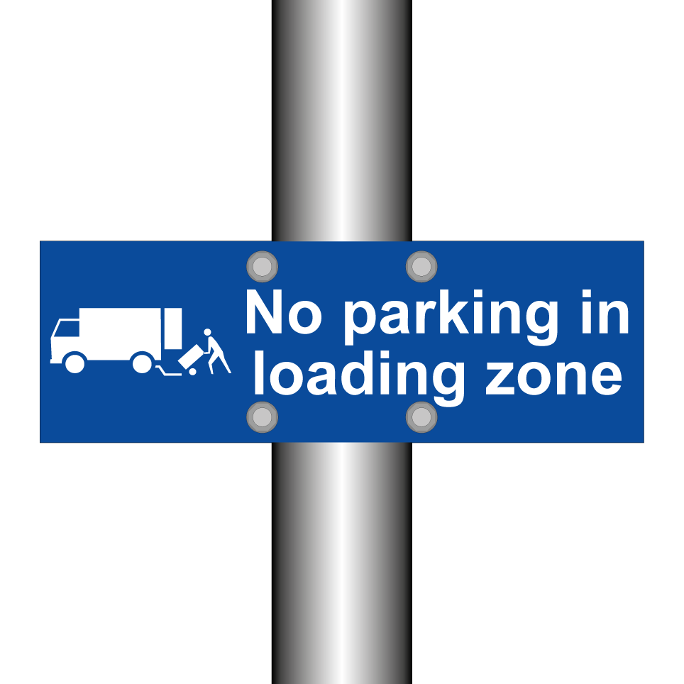 No parking in loading zone