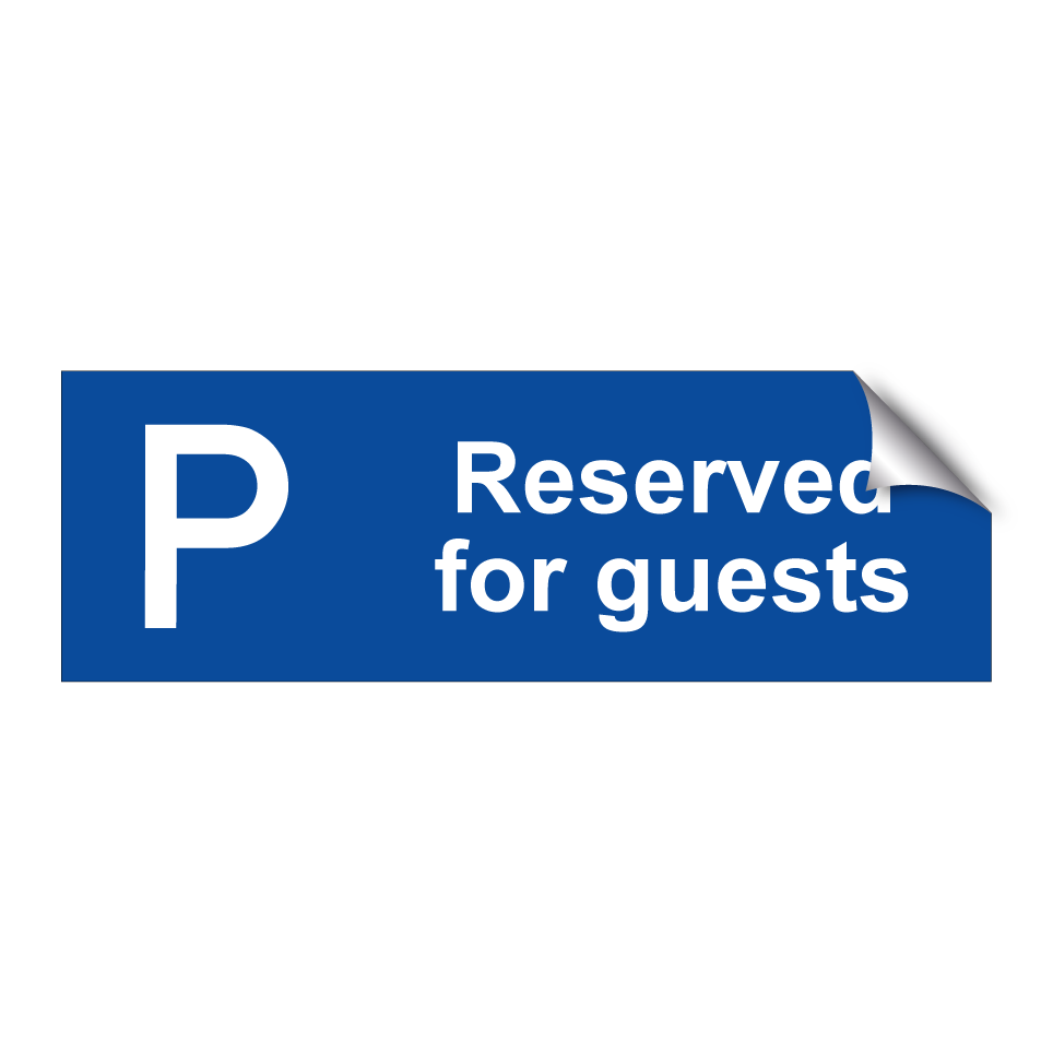 Reserved for guests