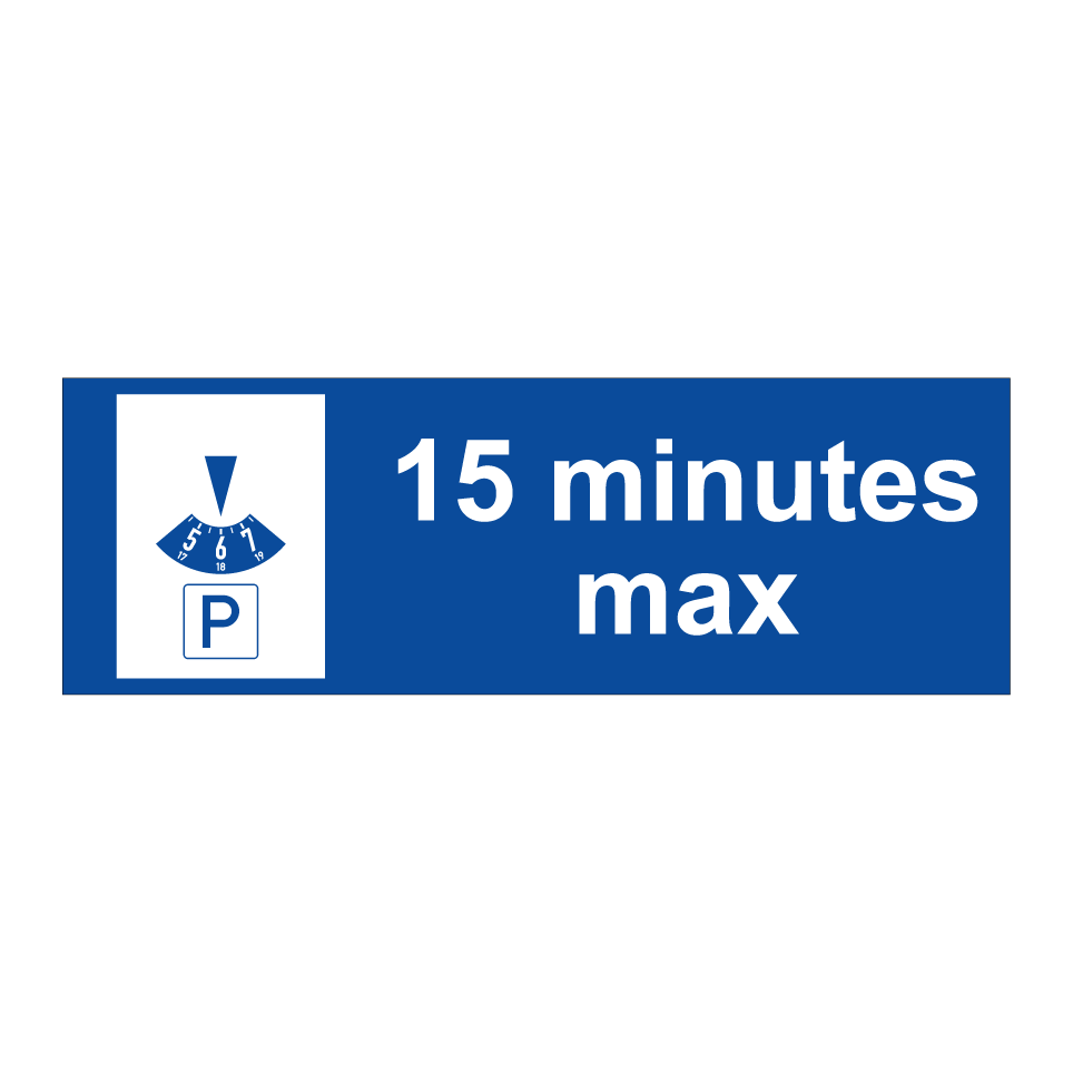 15 minutes max
