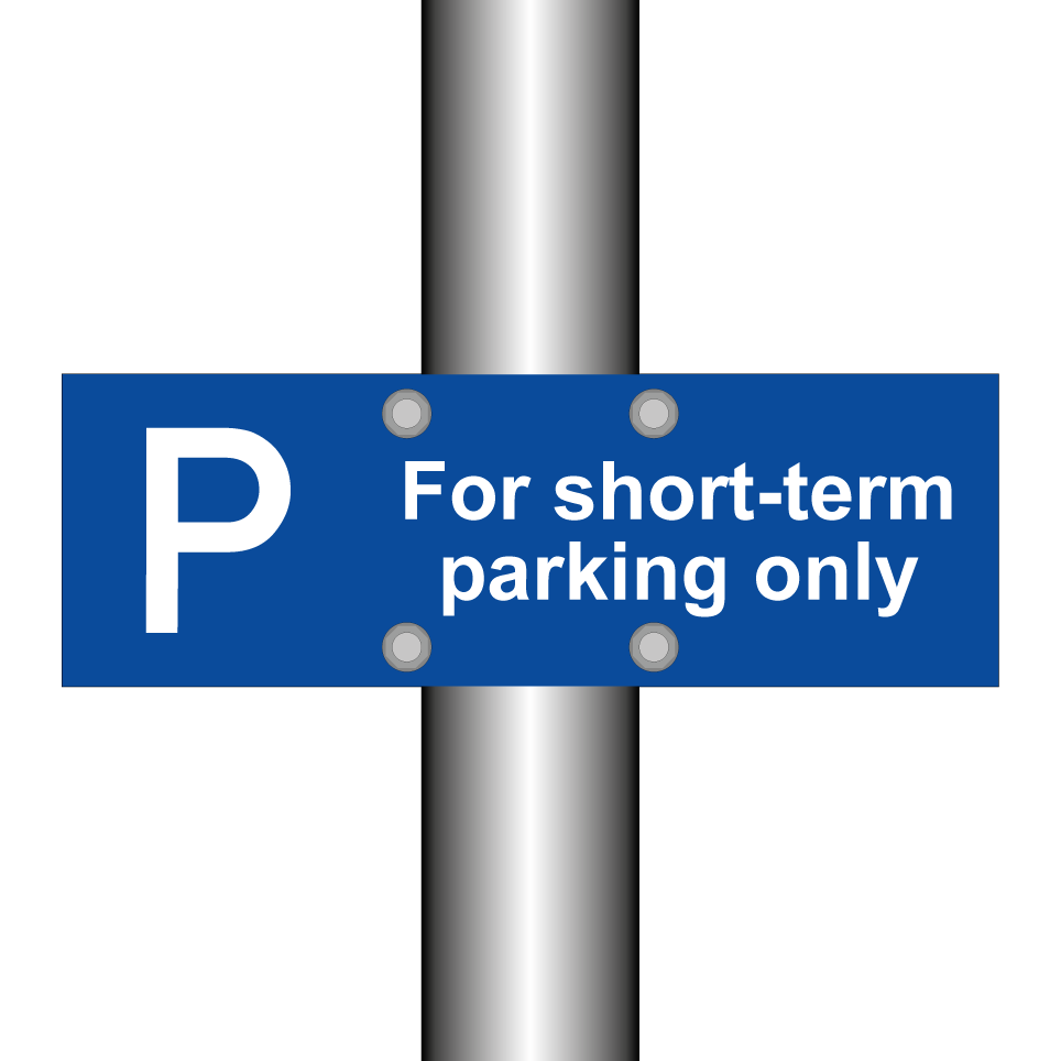 For short-term parking only