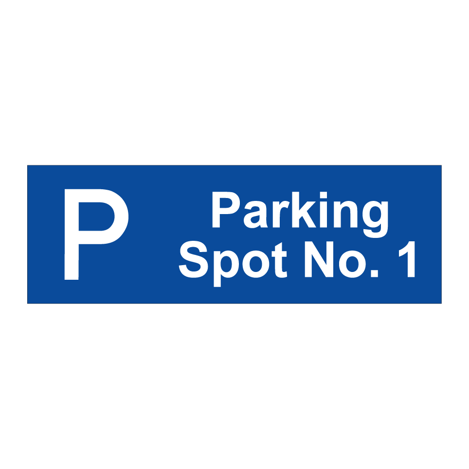 Parking Spot No. 1