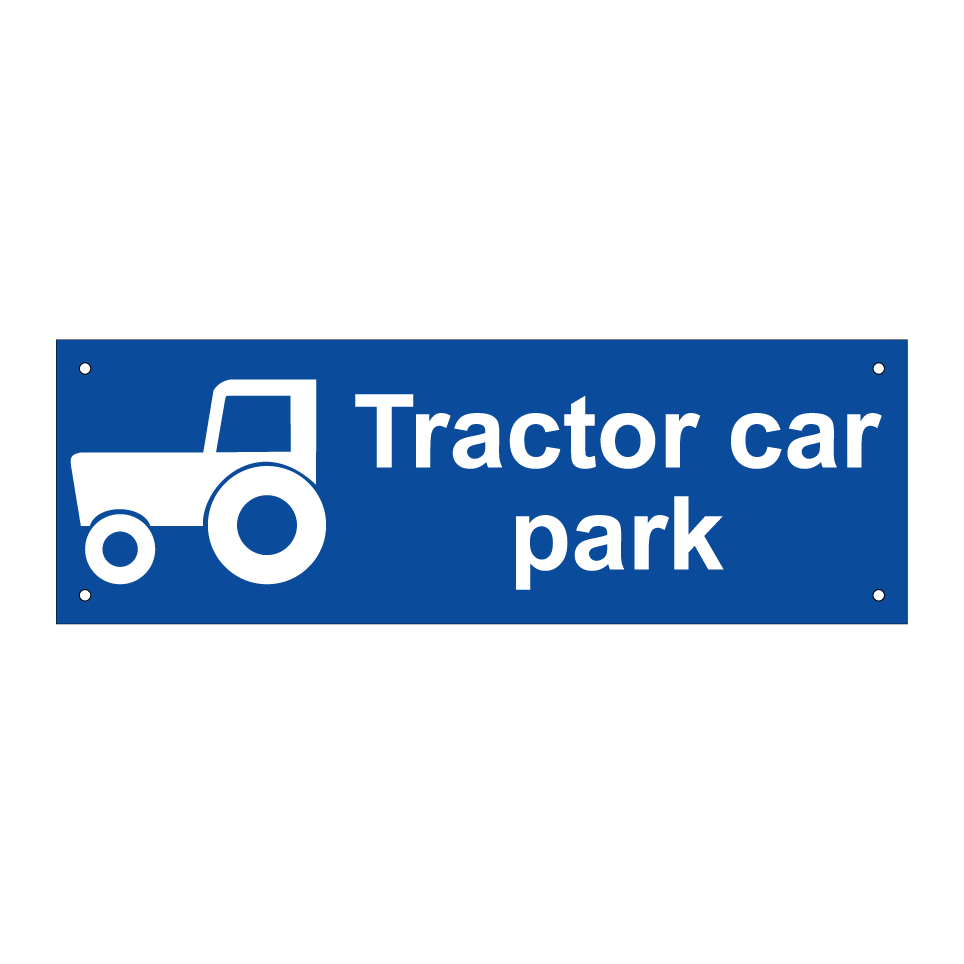Tractor car park
