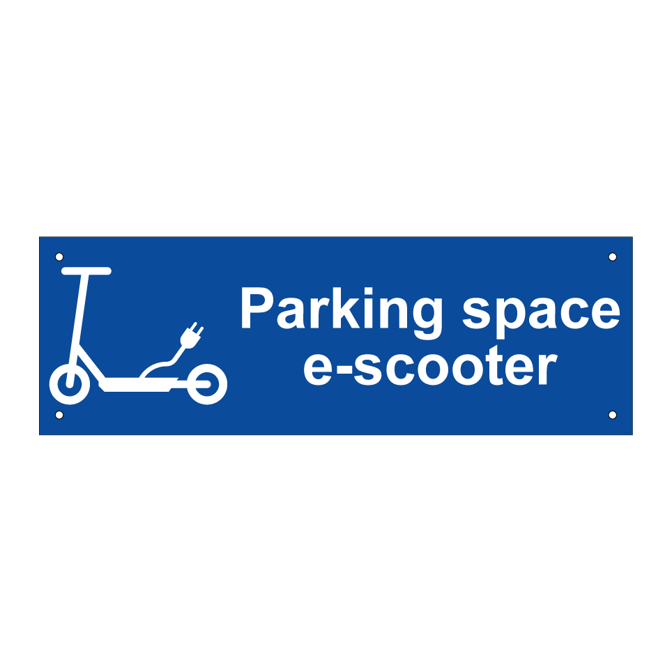 Parking space e-scooter