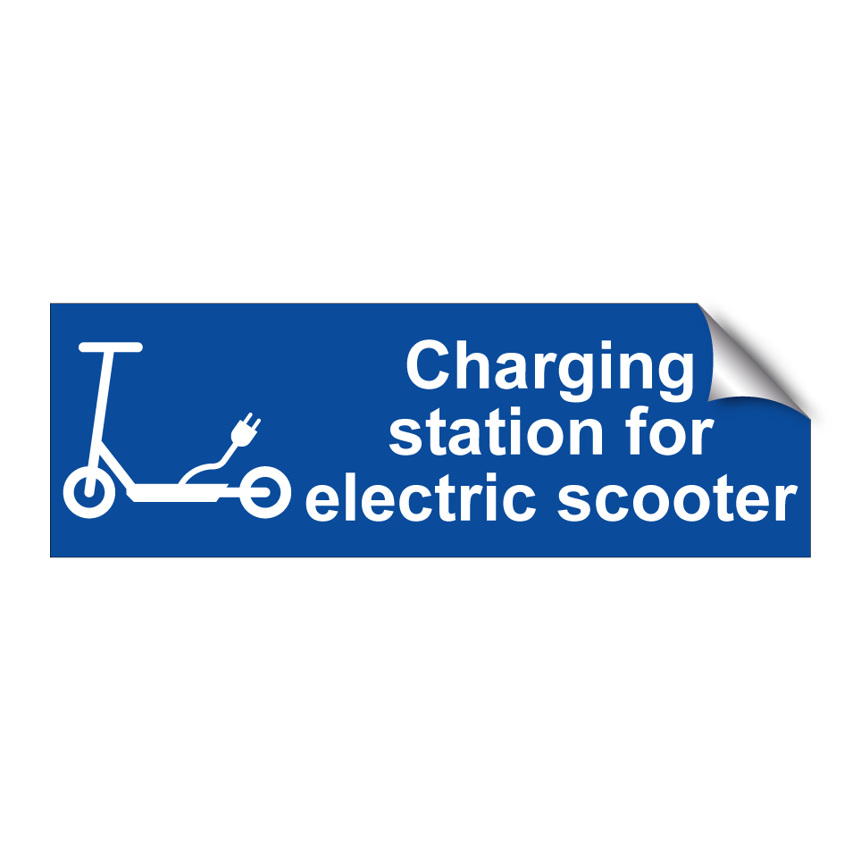 Charging station for electric scooter