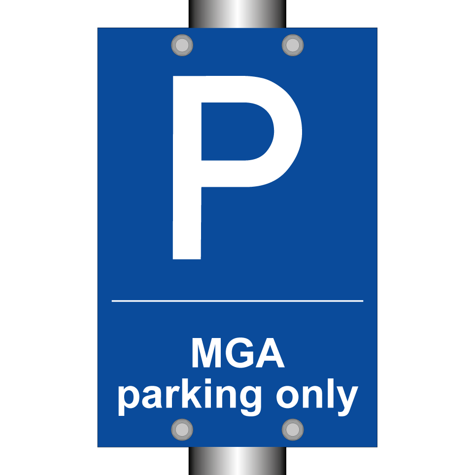 MGA parking only