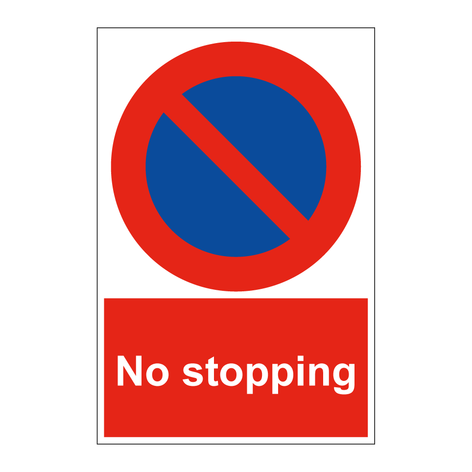No stopping
