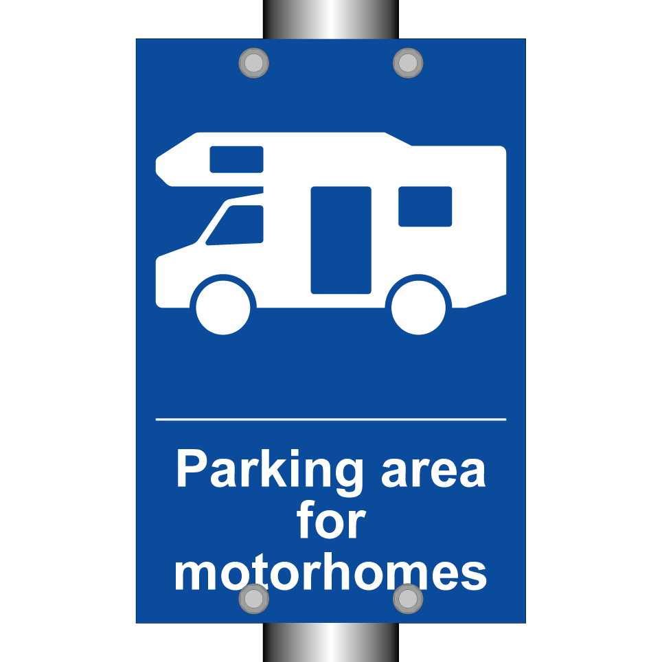 Parking area for motorhomes