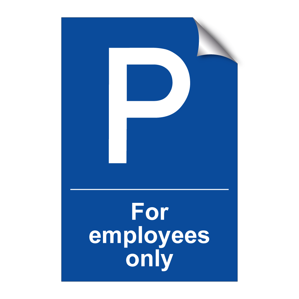 For employees only