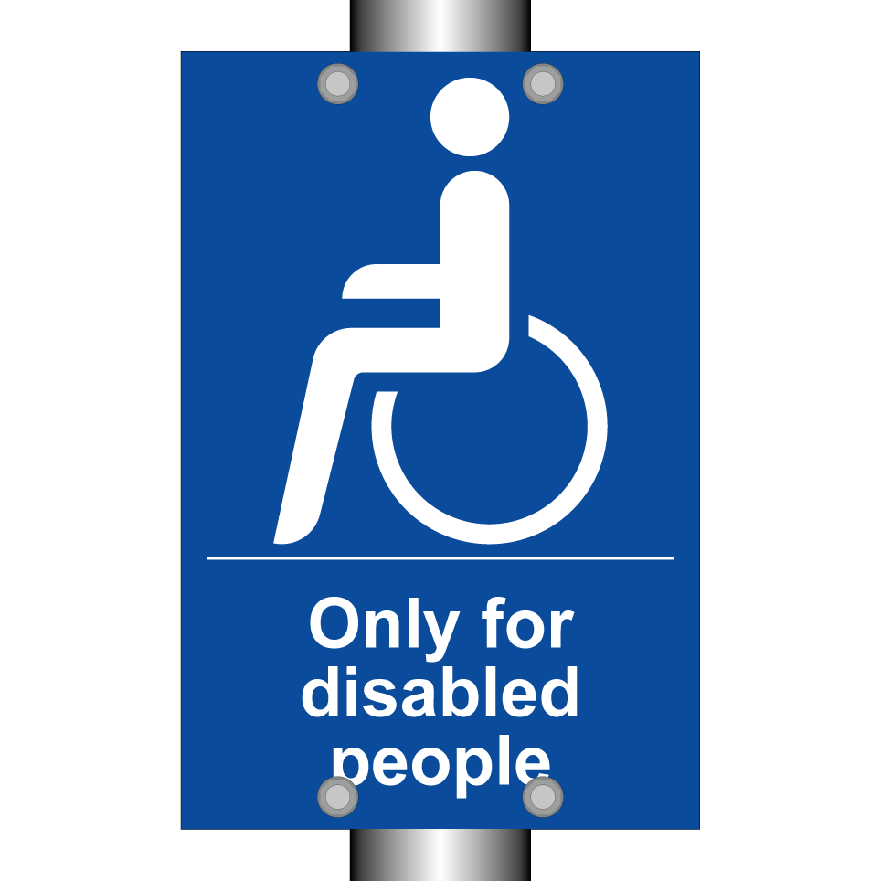 Only for disabled people