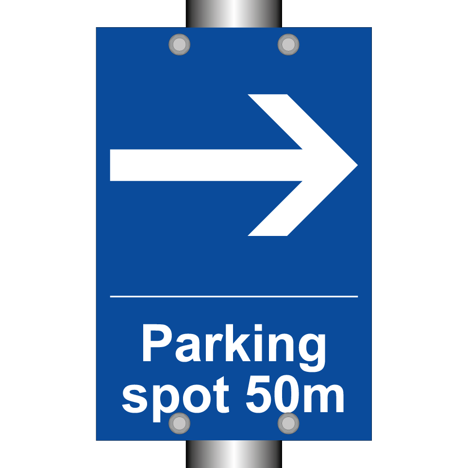 Parking spot 50m