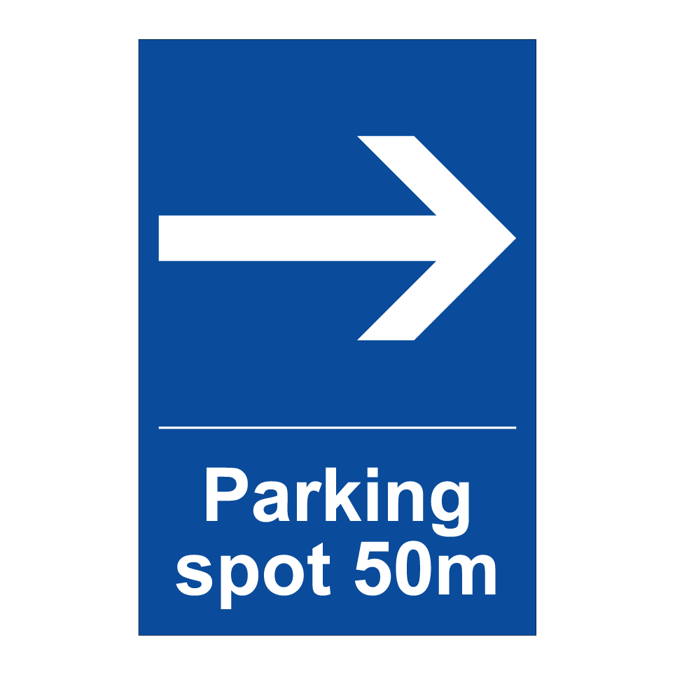 Parking spot 50m