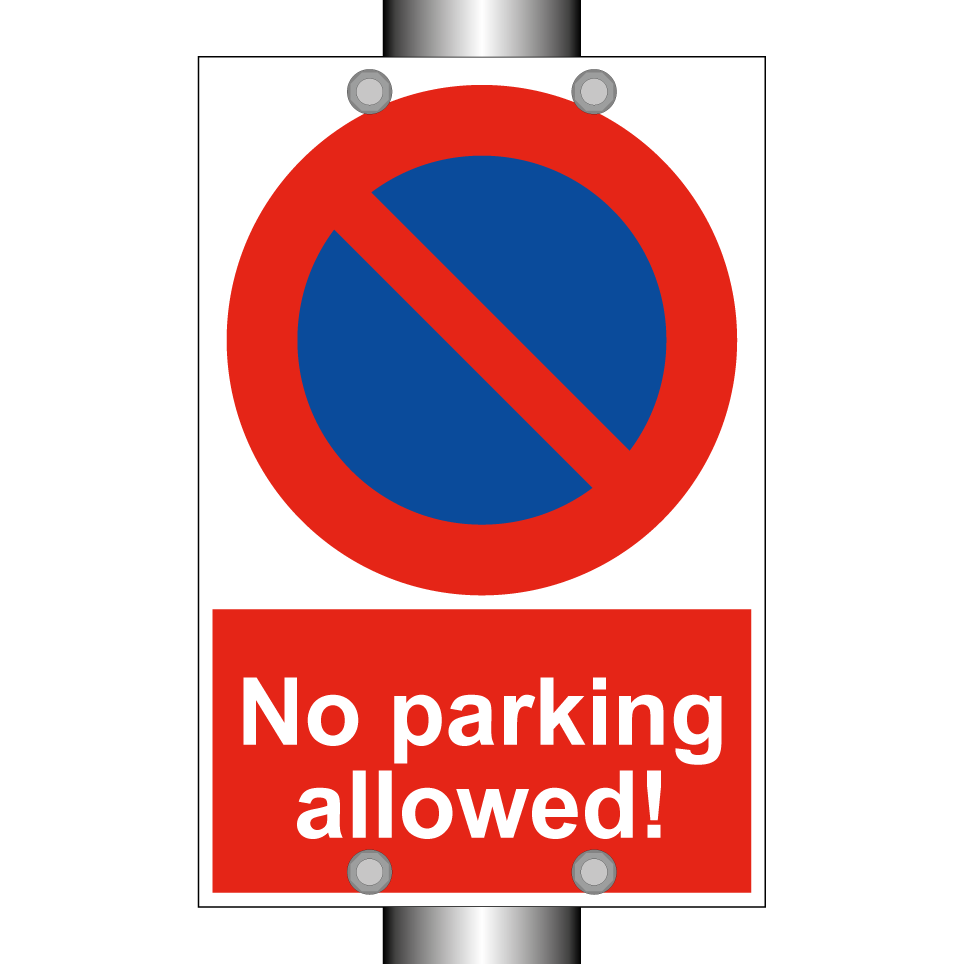No parking allowed!