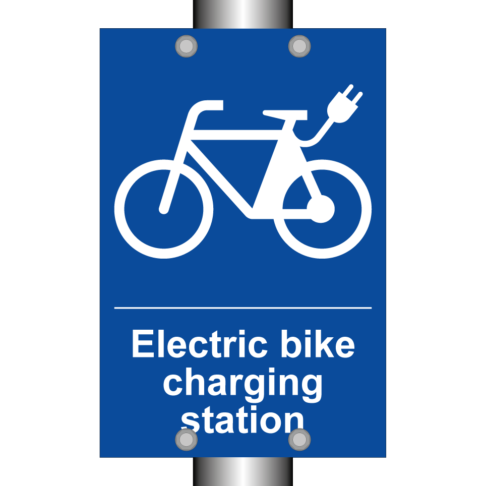 Electric bike charging station