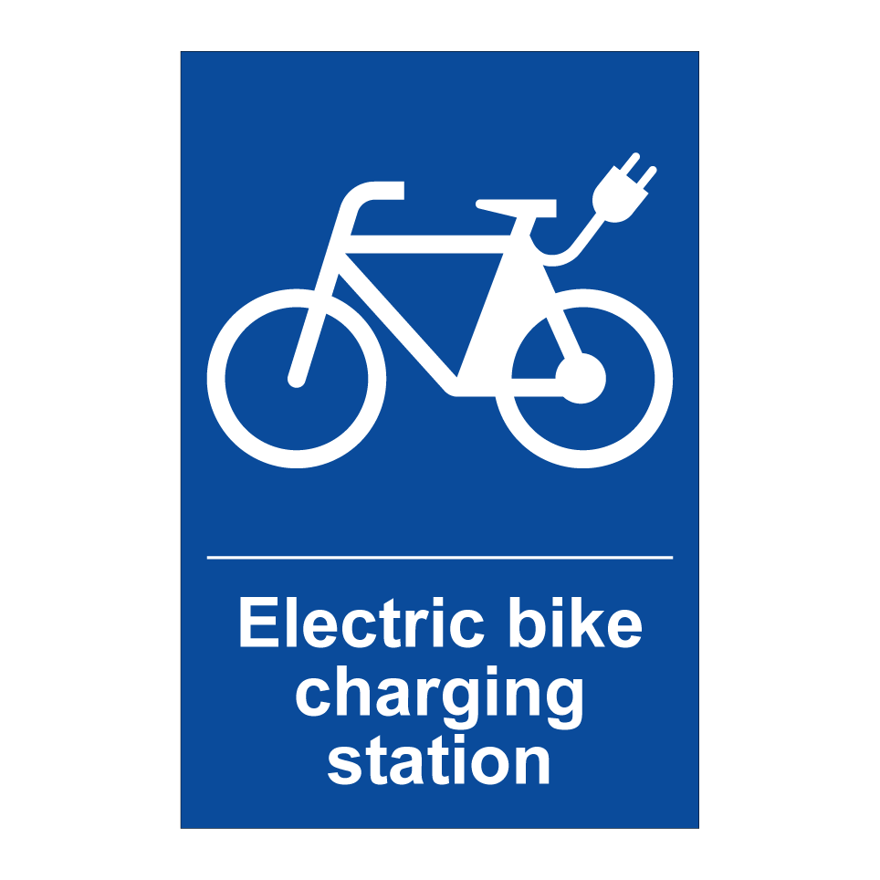 Electric bike charging station
