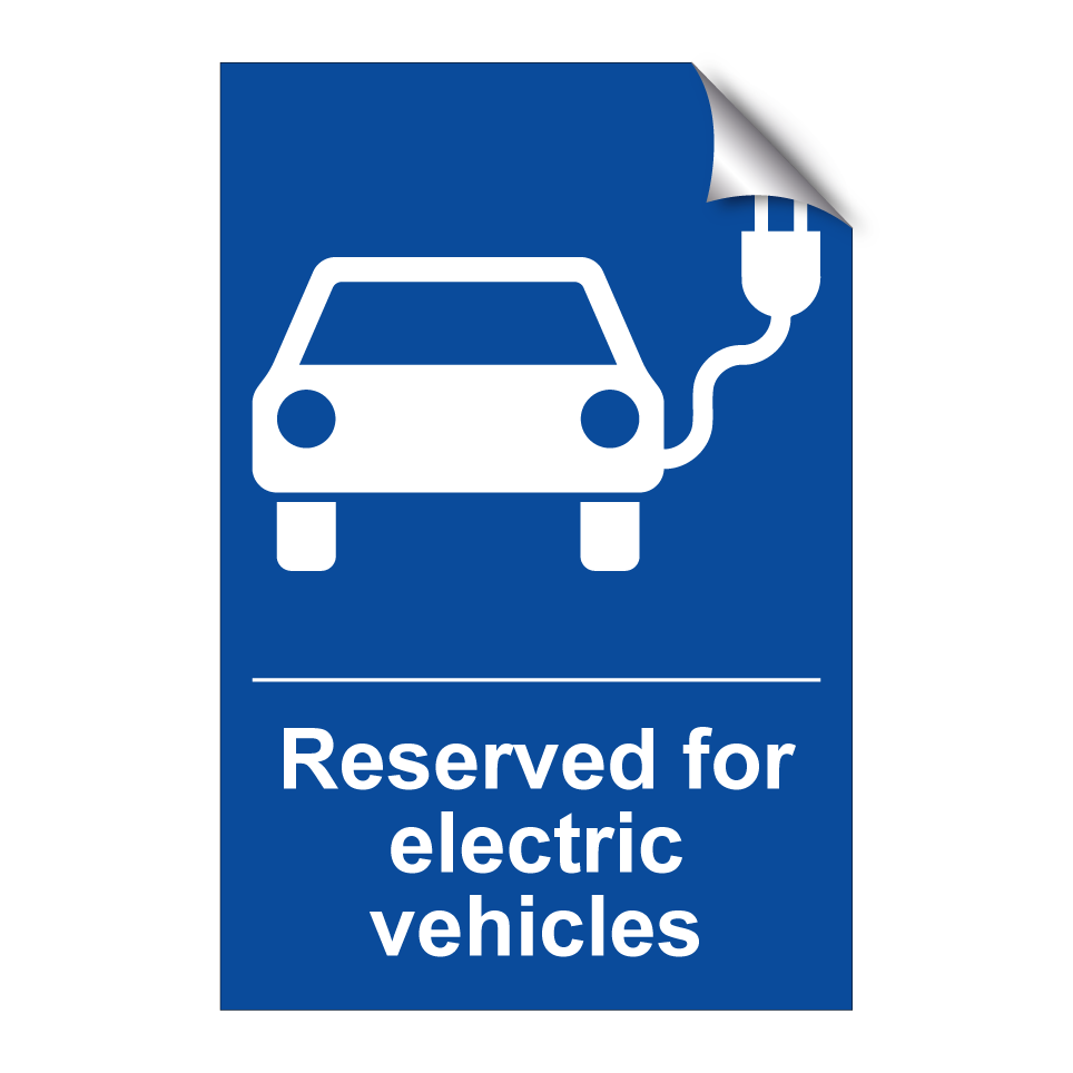 Reserved for electric vehicles