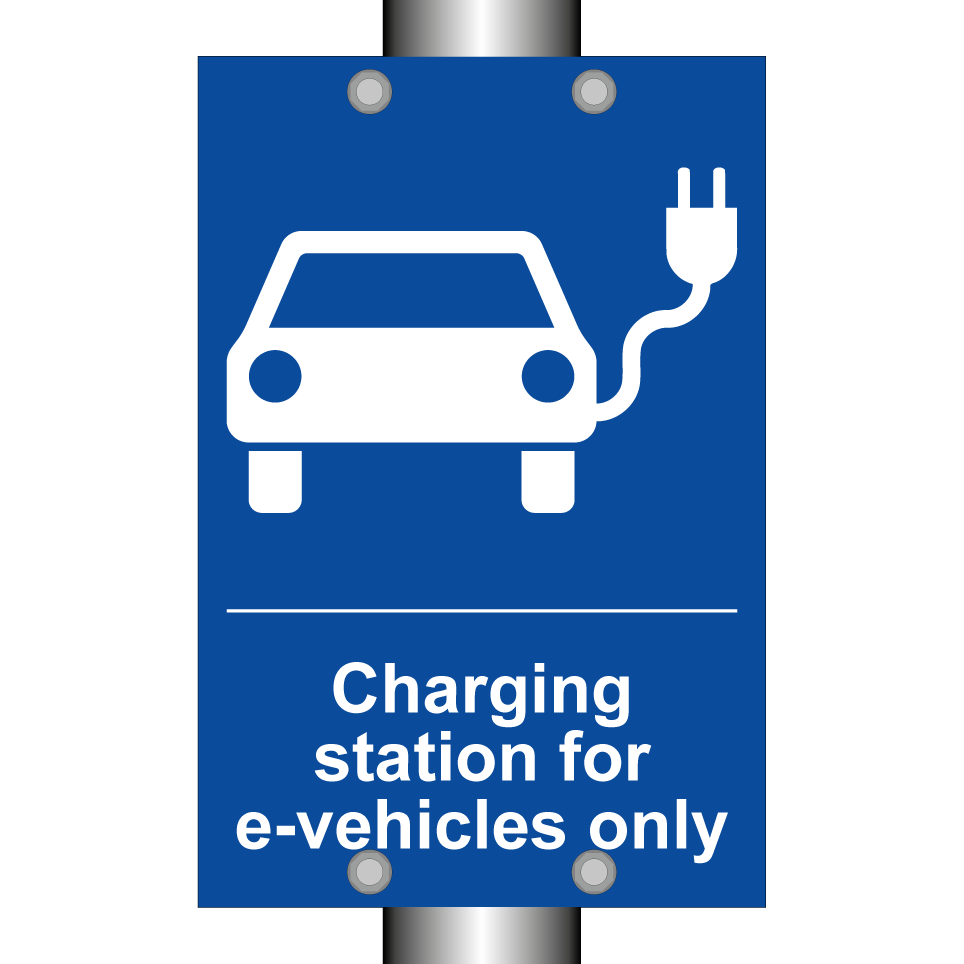 Charging station for e-vehicles only