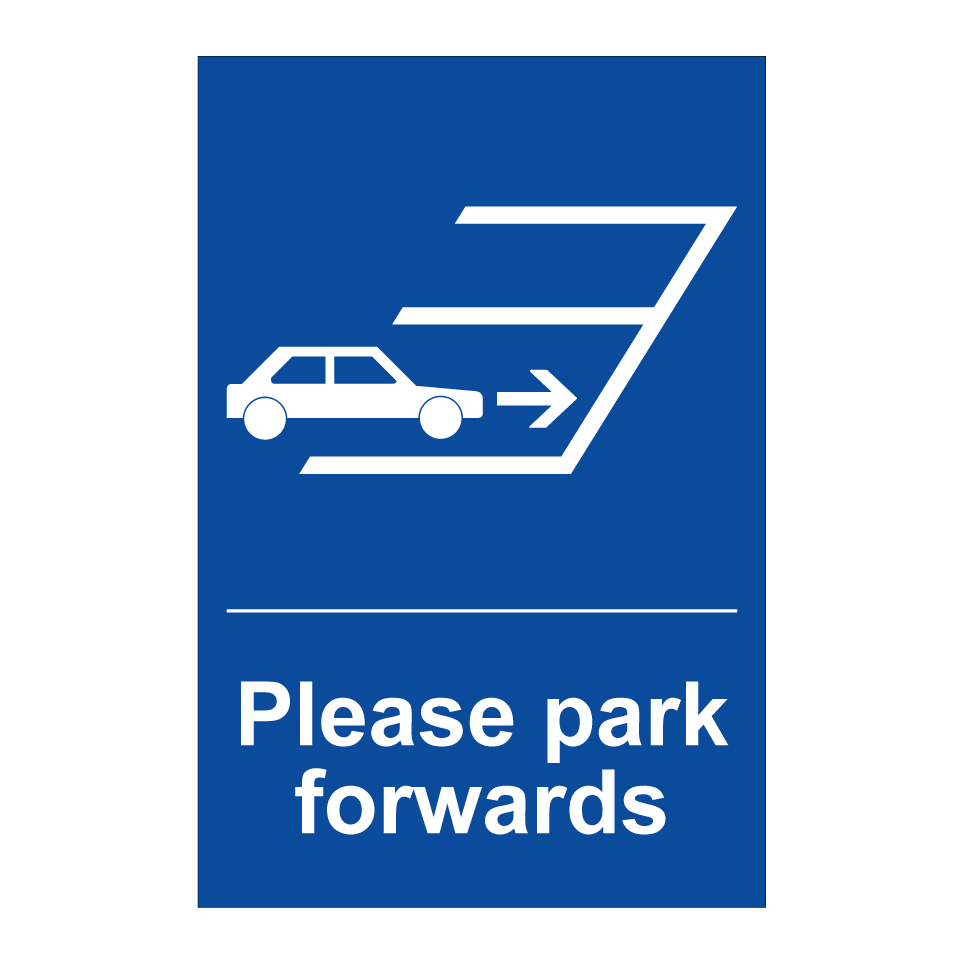 Please park forwards