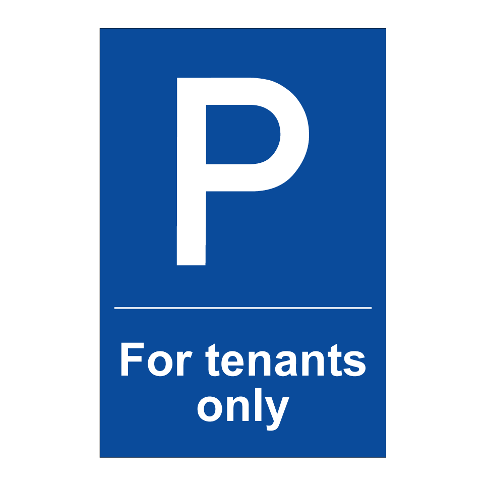 For tenants only