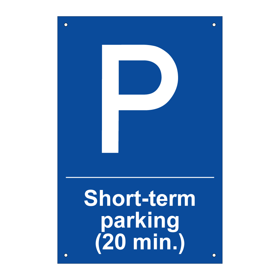 Short-term parking (20 min.)